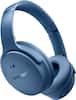 Front. Bose - QuietComfort Wireless Noise Cancelling Over-the-Ear Bluetooth Headphones - Blue Dusk.