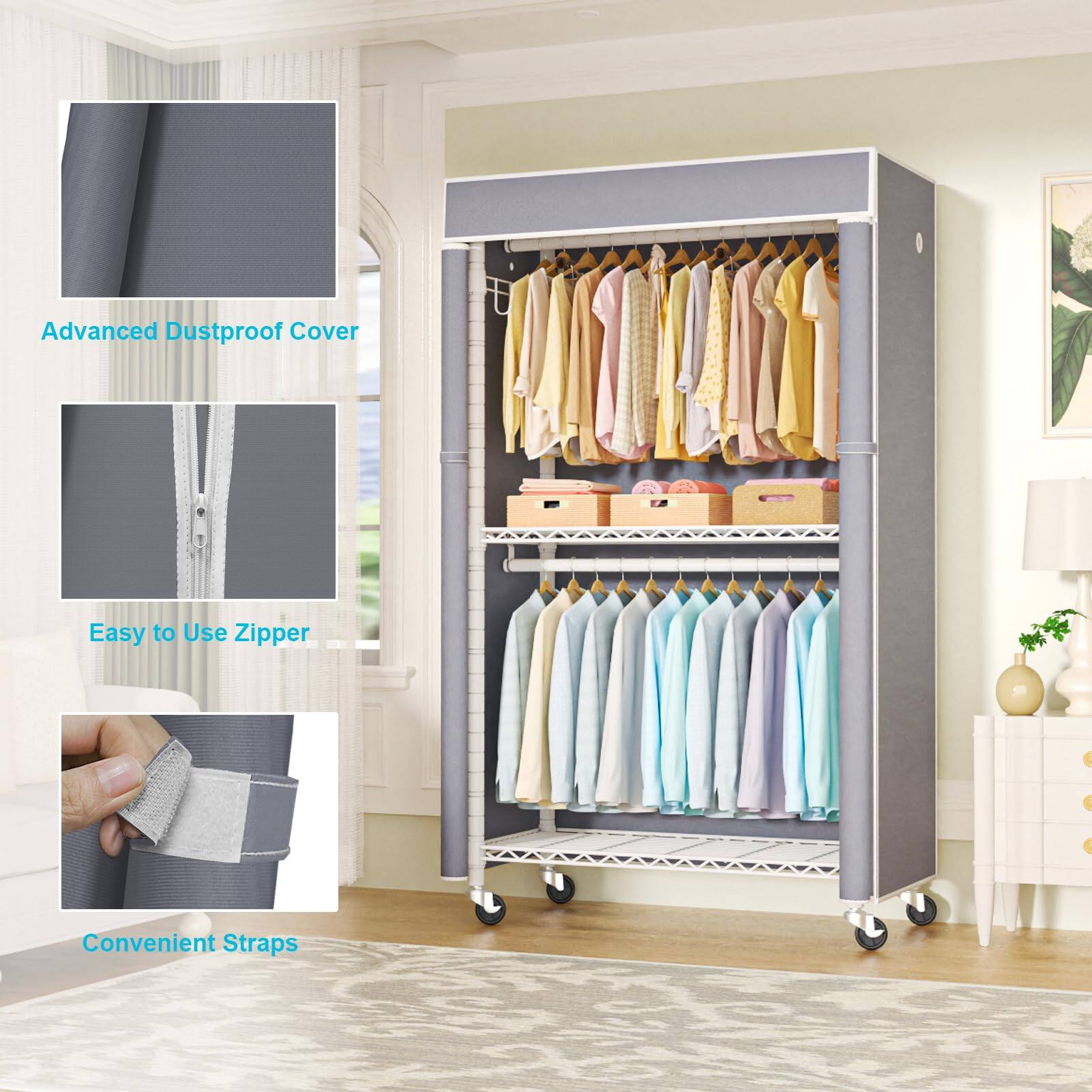 Advanced Dustproof Cover  
Easy to Use Zipper  
Convenient Straps