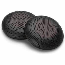 HP - Poly Ear Cushion - Leatherette - 2 Piece - Black