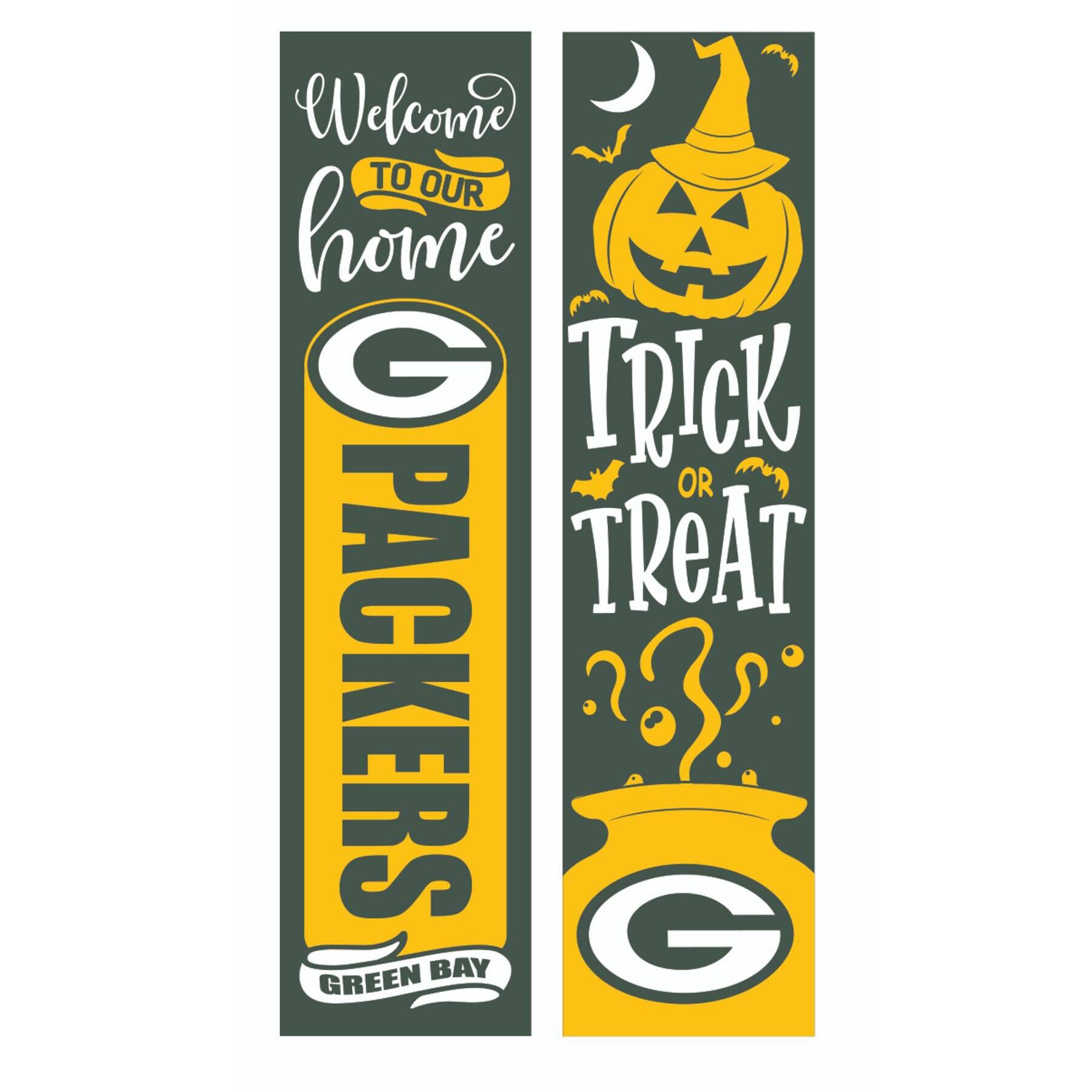 Welcome to our home  
PACKERS  
GREEN BAY  

TRICK OR TREAT