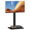 Front. Costway - Costway Floor TV Stand Universal TV Stand for 32-70 Inch TVs up to 110 lbs Mount Stand - Black.
