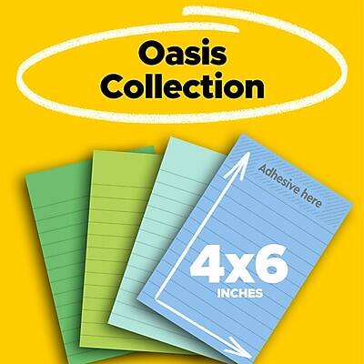 Oasis Collection  
Adhesive here  
4x6 inches