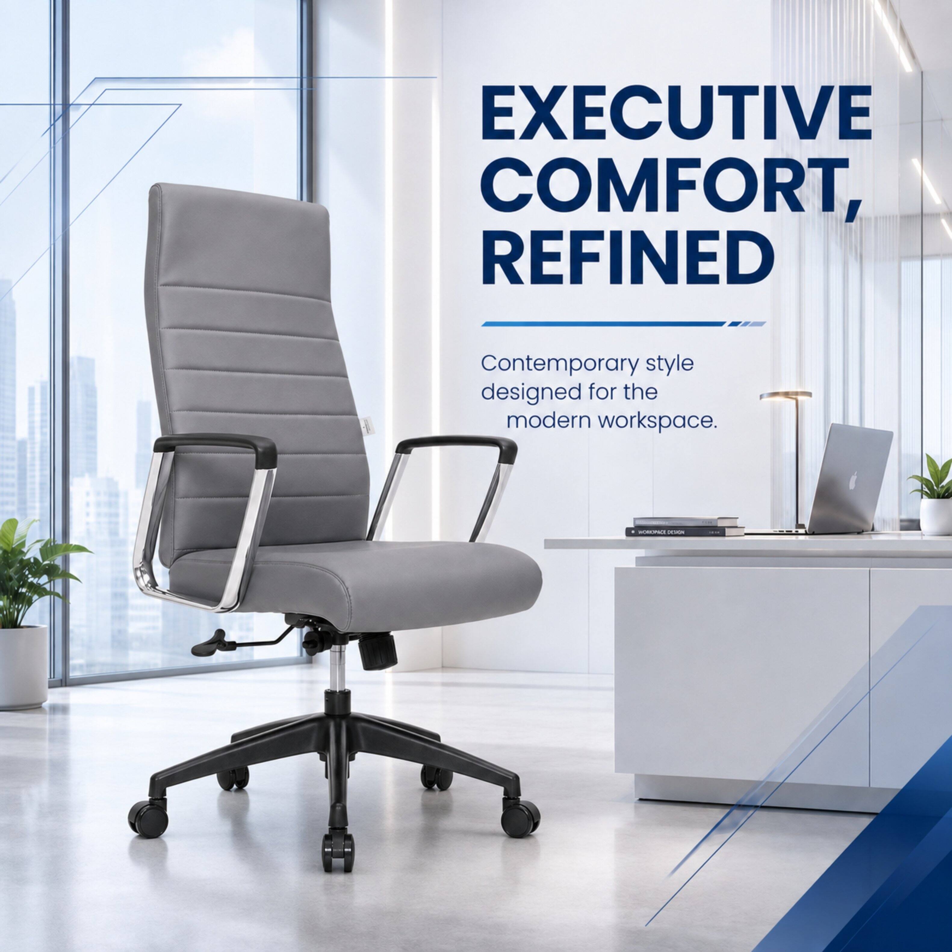 EXECUTIVE COMFORT, REFINED  
Contemporary style designed for the modern workspace.  
MORROPICE DESIGN