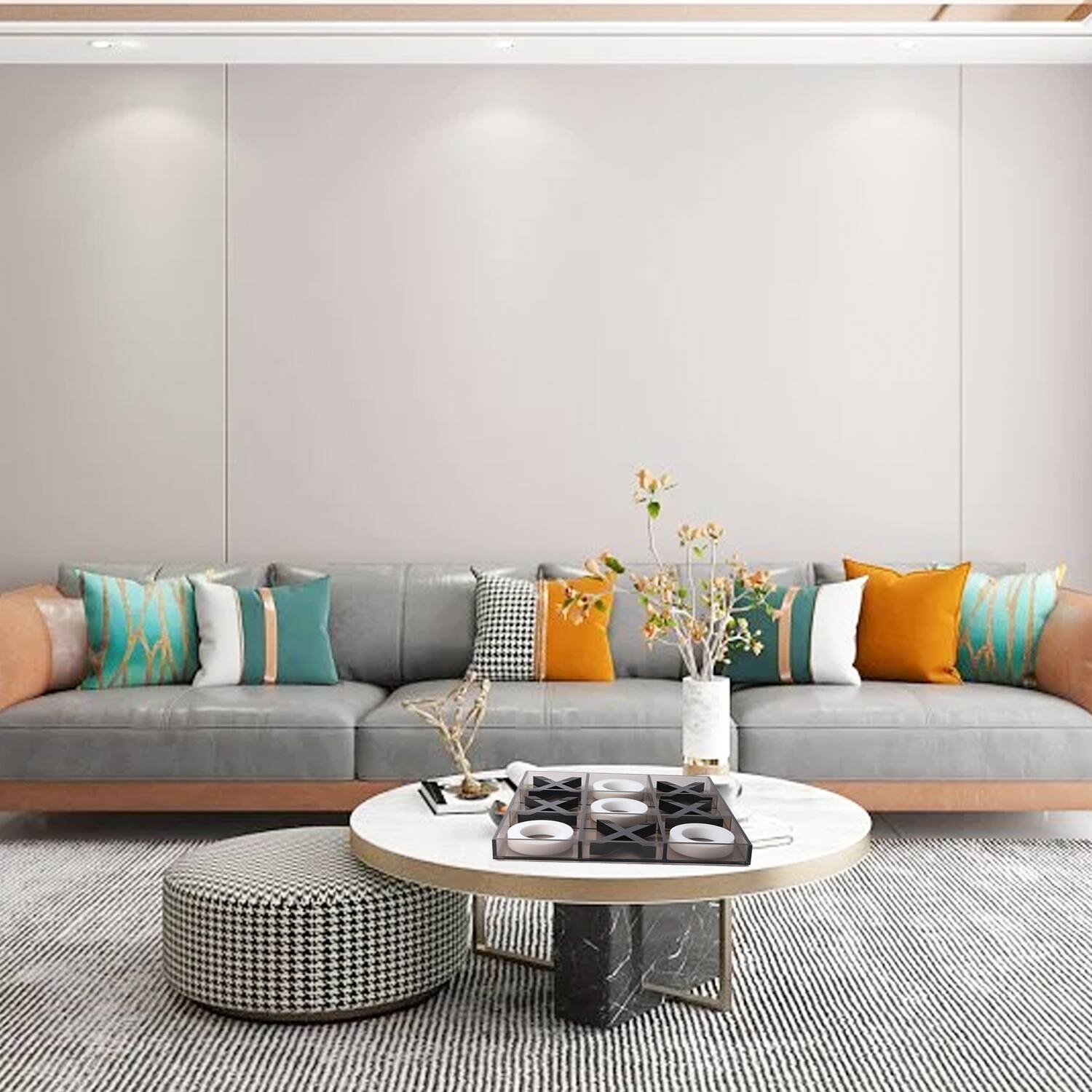 Alt View 3. GSE Games & Sports Expert - 12" Giant Acrylic Tic Tac Toe Game Set, Classic Family Travel Board Game for Kids and Adults.