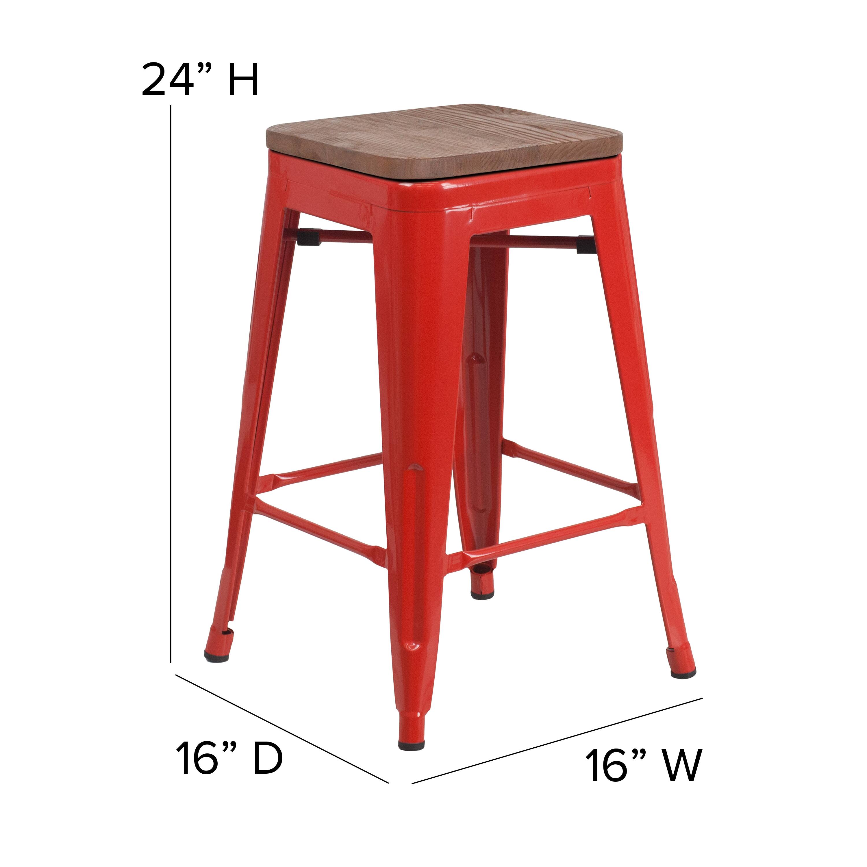 24" H 16" D 16" W