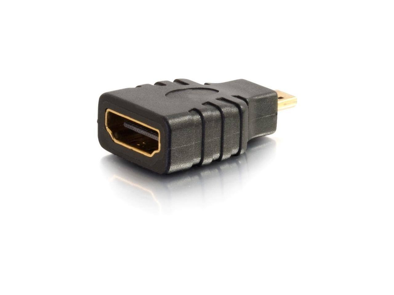 Alt View 4. Cables to Go - C2G HDMI Female to HDMI Micro Male Adapter 18407.