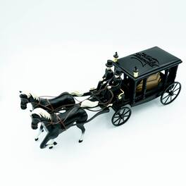 PopMarket - King Diamond - King Diamond - Limited Edition Sculpture - ABIGAIL 18th Century Hearse - COLLECTIBLES - Multicolor