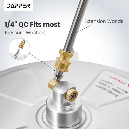 DAPPER 1/4" QC Fits most Pressure Washers Extension Wands

DANGER