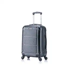 InUSA - Pilot lightweight hardside spinner luggage 20" carry-on - Black