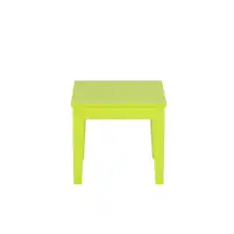 WestinTrends - Ashore Outdoor Patio Modern Adirondack Side Table - Lime