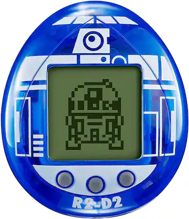 Front. Bandai - Bandai America - Star Wars: R2-D2 Tamagotchi, Hologram - COLLECTIBLES - Multicolor.