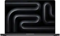 Front. Apple - MacBook Pro 16-inch Laptop - M5 Pro chip with 18-core CPU and 20-core GPU - 48GB Memory - 1TB SSD - Space Black.