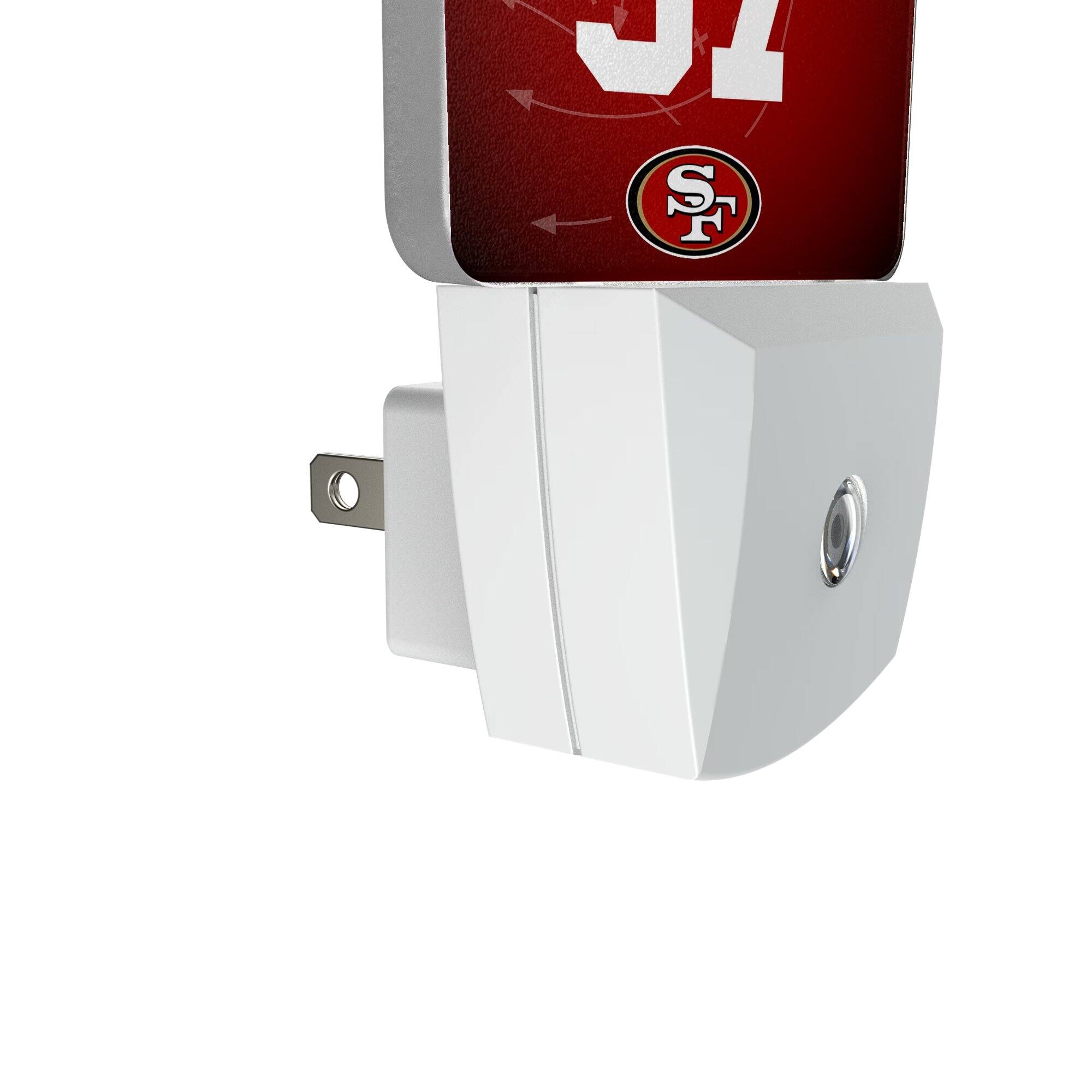 Alt View 2. Keyscaper - Nick Bosa San Francisco 49ers Nightlight 2-Pack - Multicolor.