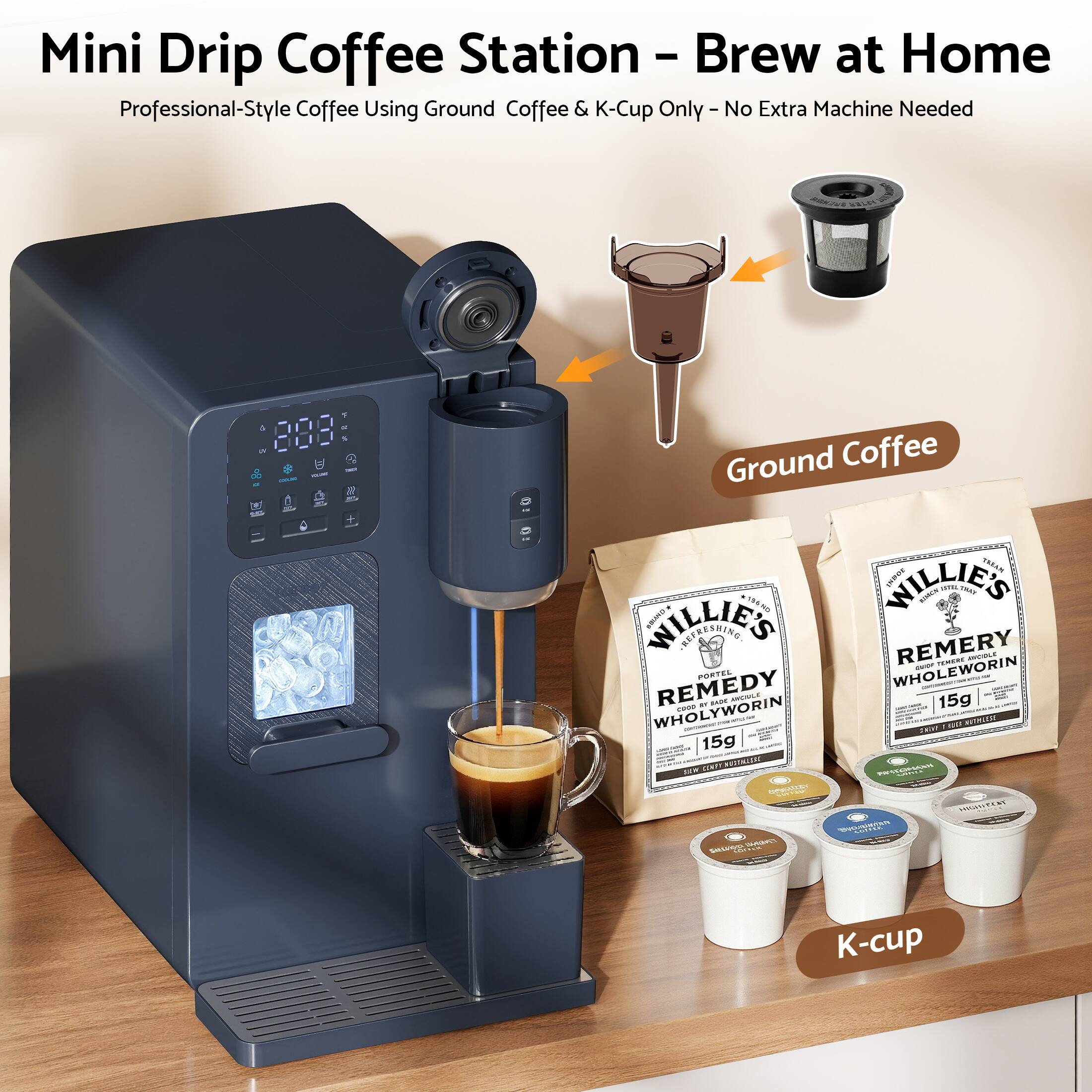 3 cup coffee percolator Bialetti Moka Aluminum Italian Mocha Coffee Maker main image 1