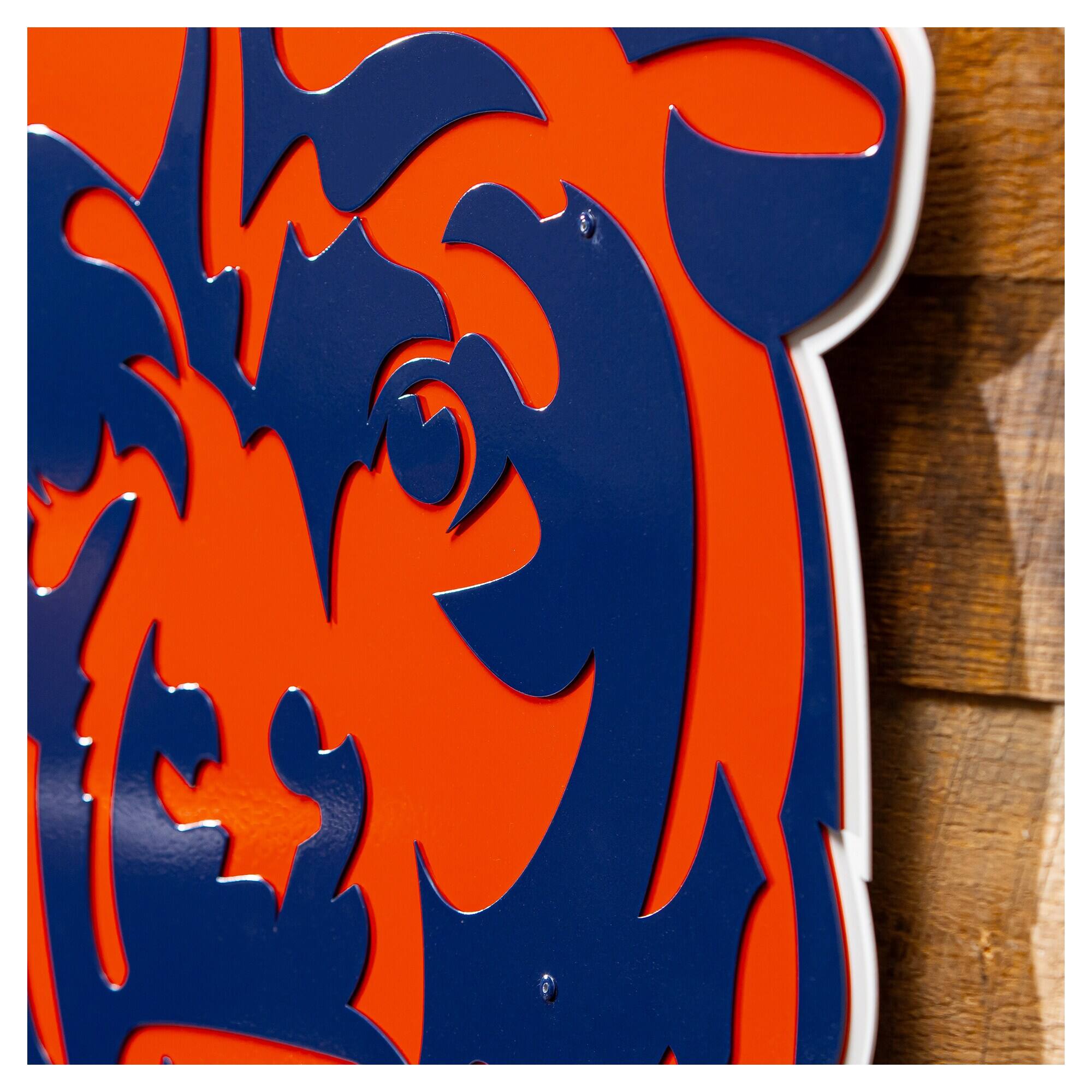 Alt View 2. Evergreen Enterprises - Chicago Bears 23" Layered Metal Wall Art Sign - Multicolor.