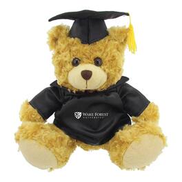 Jardine - /Brown Wake Forest Demon Deacons 12'' Graduation Plush Bear - Black