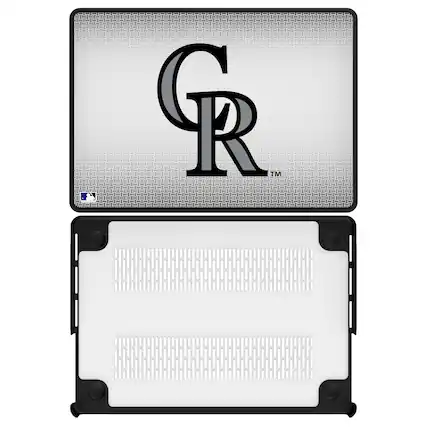 Front. Keyscaper - Colorado Rockies Linen MacBook Case - Air 15 in - Multicolor.