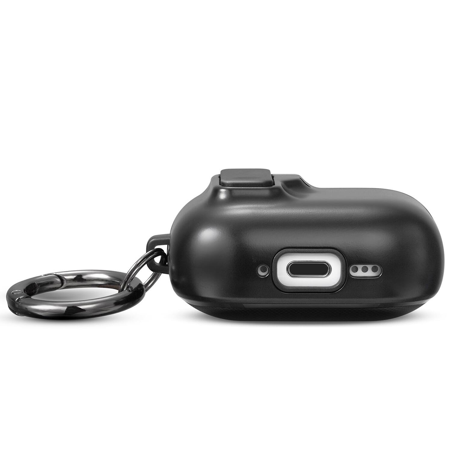 Alt View 5. Vena - Dual Layer Case for Apple AirPods 4 Case, with Auto Open Lock Compatible with AirPods Gen 4 4th Generation, Black - Black.