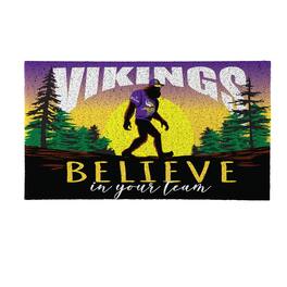 Evergreen Enterprises - Minnesota Vikings 28" x 16" Bigfoot Believe in Your Team Turf Door Mat - Multicolor