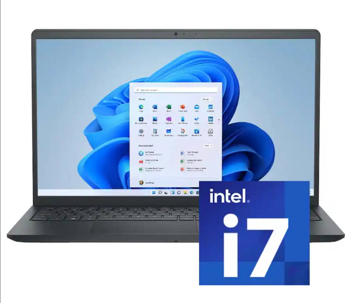 Front. Dell - 15 DC15250 - 15.6-inch FHD Touchscreen laptop - Intel Core i7-1355U - 16 GB - Intel UHD - 1 TB SSD.