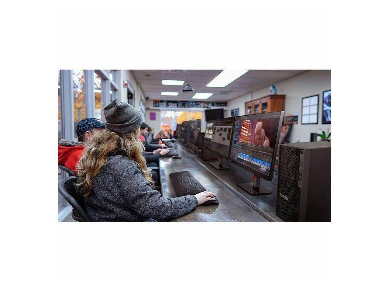 Alt View 8. Lenovo - Lenovo ThinkStation P2 Gen 2 - Intel Core Ultra 5 - 16 GB - 512 GB SSD - Windows 11 Pro - Black.