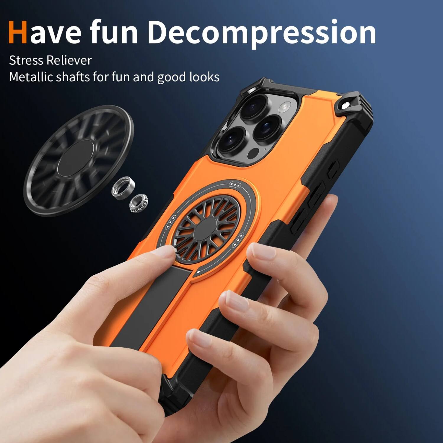 Have fun Decompression  
Stress Reliever  
Metallic shafts for fun and good looks