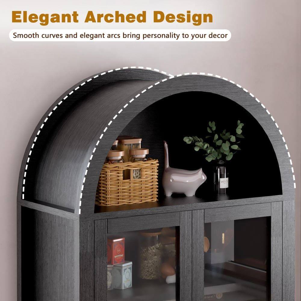 Elegant Arched Design  
Smooth curves and elegant arcs bring personality to your decor