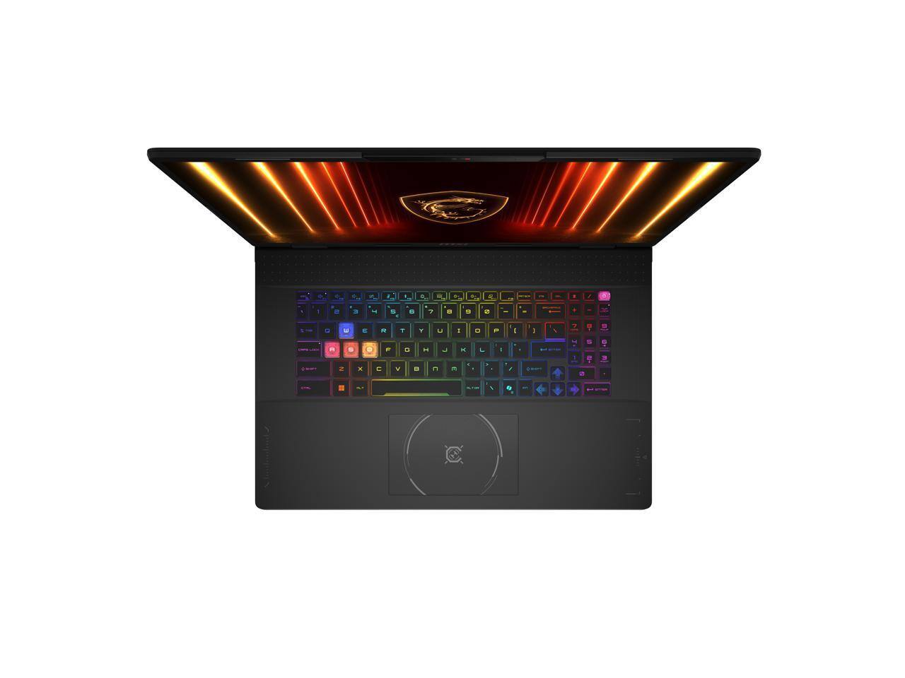 Alt View 4. MSI - MSI 18" 240Hz Ryzen 9 8940HX RTX 5070 32GB DDR5 1TB SSD Win 11 (Crosshair A18 HX) - Gray.
