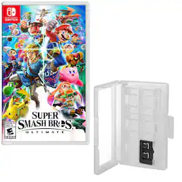 Hard Shell 12 Game Caddy, Super Smash Bros Game for Nintendo Switch - Nintendo Switch