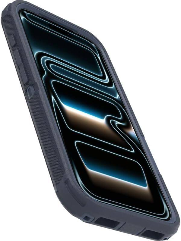 Alt View 1. OtterBox - OtterBox iPhone 17 Pro (Only) Defender Series Case - Holster Clip Included - Snaps on MagSafe - Tough - Rugged & Durable - Blue Sentiment.