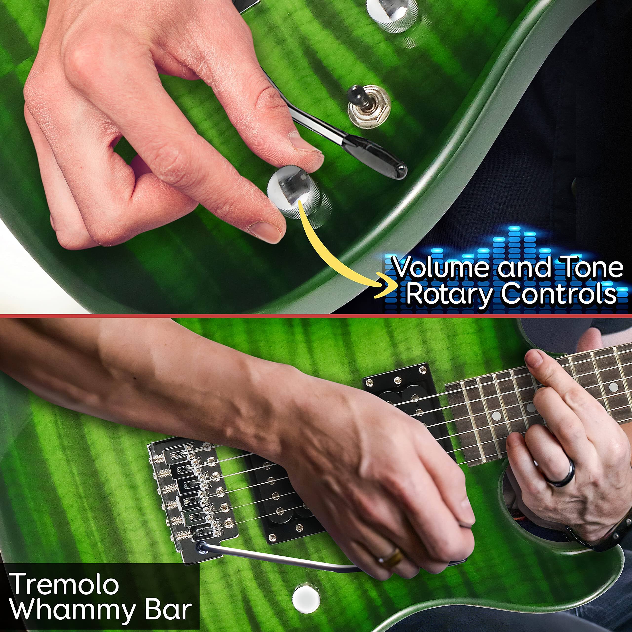 Volume and Tone Rotary Controls  
Tremolo Whammy Bar