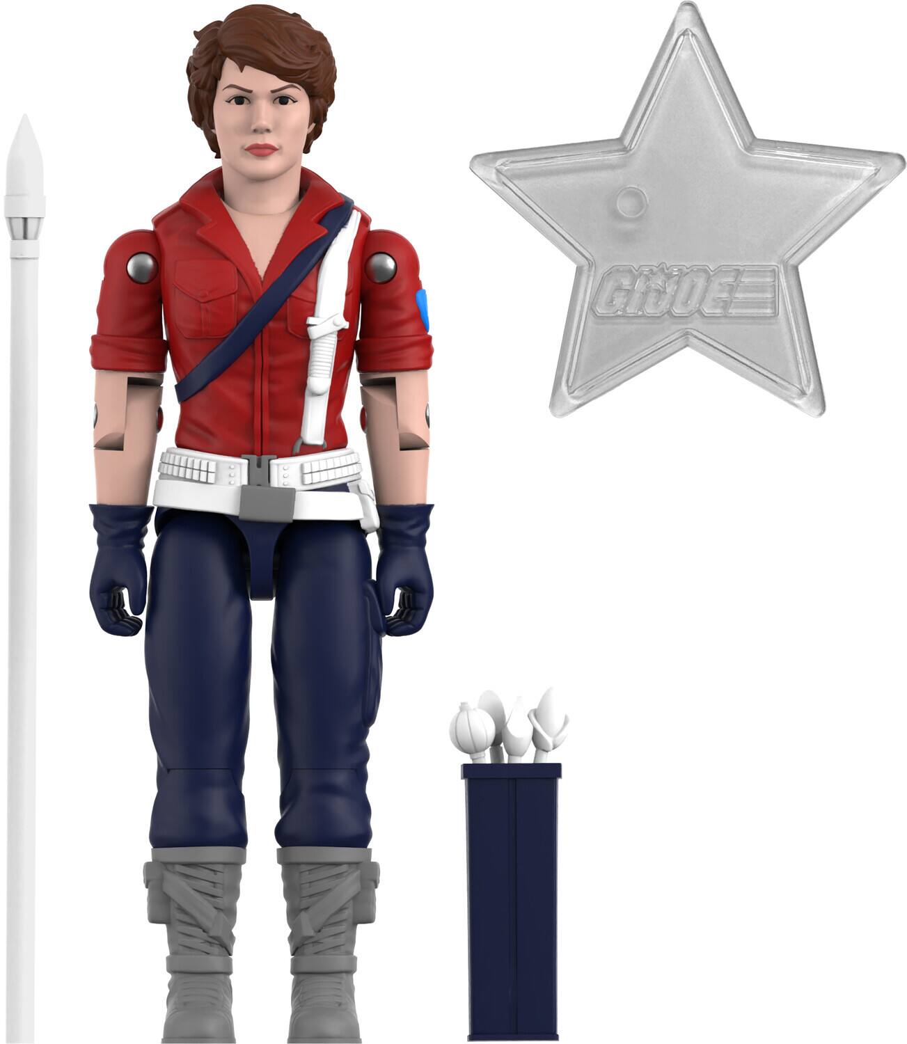 Alt View 4. Super7 - Super7 - G.I. Joe - ReAction+ Wv8 - Lady Jaye (America's 250th Anniversary)   - COLLECTIBLES - Multicolor.