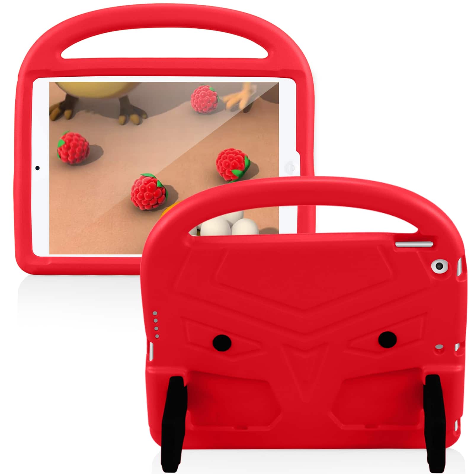 UUCOVER - Kids Case for iPad 9th 8th 7th Generation 10.-inch (2021/2020/2019),Shockproof EVA Case Handle Kickstand Cover - Red price history on PriceWatchPro