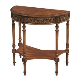 Butler Specialty - Danelle Demilune Console Table - Medium Brown