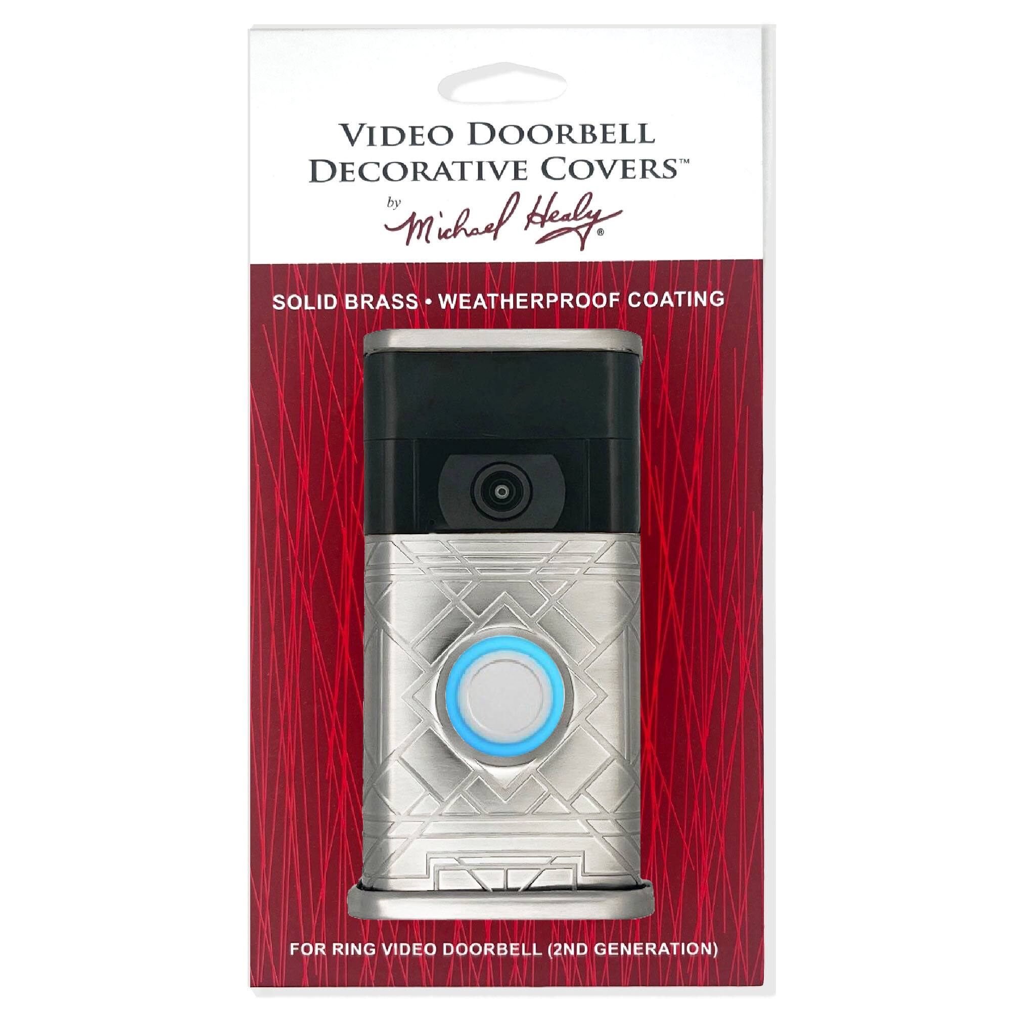VIDEO DOORBELL DECORATIVE COVERS by Michnel Hery

SOLID BRASS WEATHERPROOF COATING FOR RING VIDEO DOORBELL (2ND GENERATION)