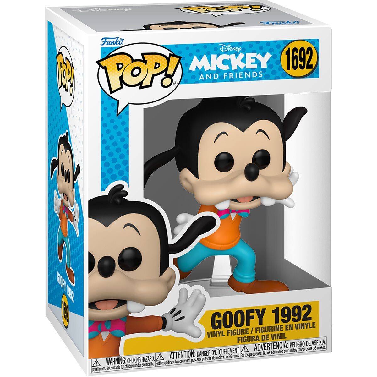 Funko Disney MICKEY AND FRIENDS POP! GOOFY 1992 FIGURINE EN VINYLE FIGURE / VINYL DE VINIL FIGURA DE VINIL

ADVERTENCIA: PELIGRO DE ASFIXIA. No es adecuado para niños menores de 36 meses.  
ATTENTION: DANGER de 36 mois.  
WARNING: CHOKING HAZARD. Not suitable for children under 36 months.