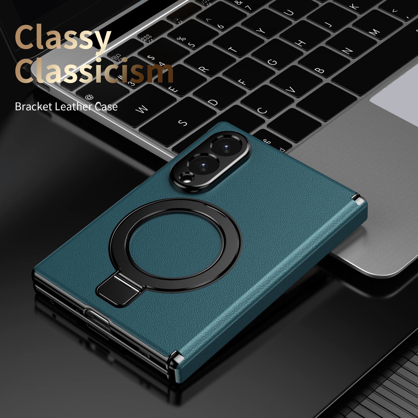 Classy Classicism  
Bracket Leather Case