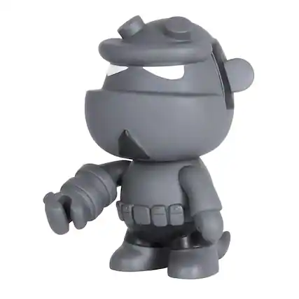 Front. Dark Horse Comics - Hellboy 5" Qee Figure Grey Monotone Hellboy - Grey.