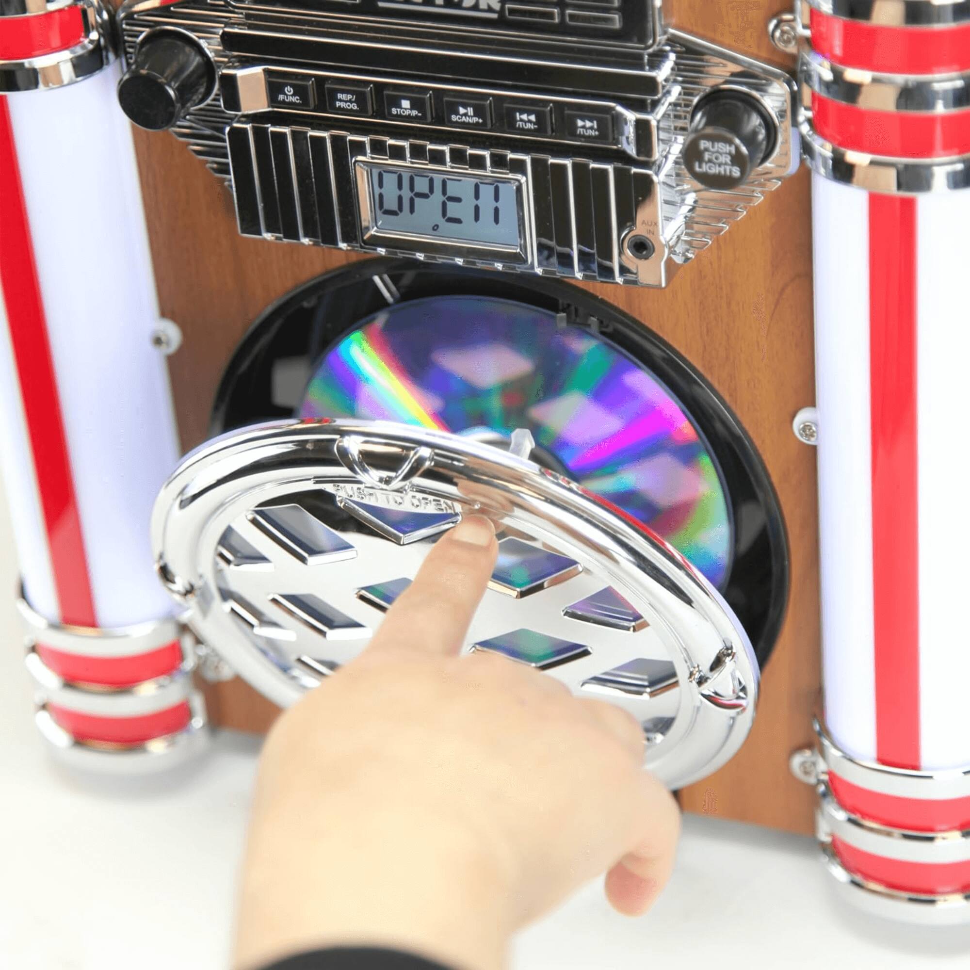 - 6 PUNCH REV PROD.
- STORP M SCANP+ 144 mN
- PER N ma AUX PUSH FOR LIGHTS
- USATO OPEN