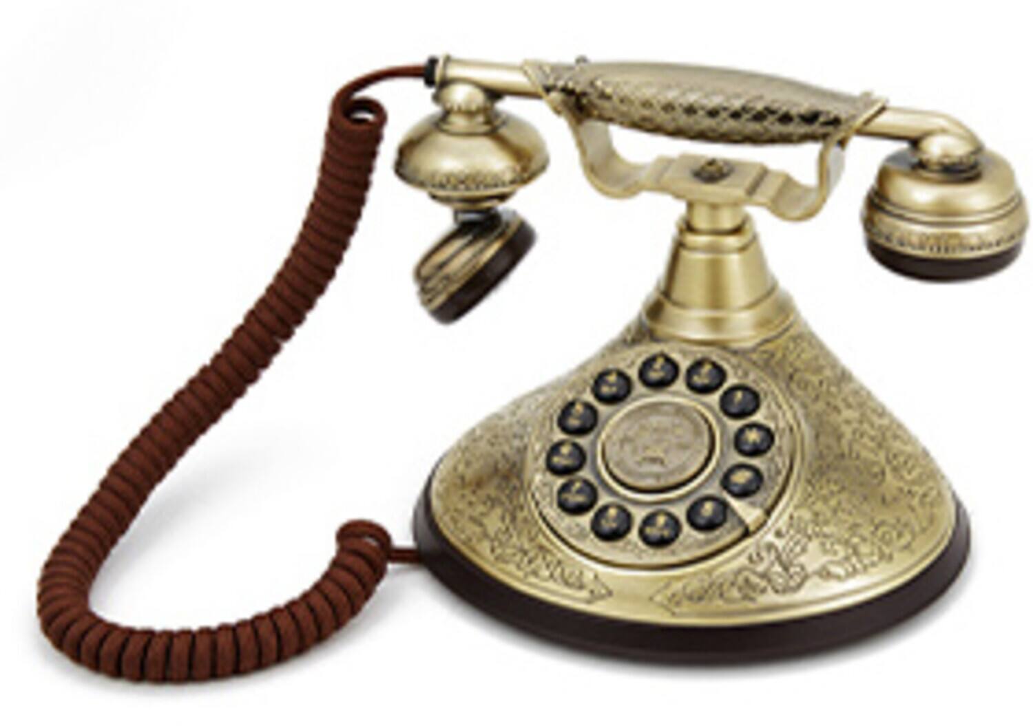 PopMarket - GPO Retro GPODUCHESS Dutchess Push Button Phone Black/ MISC ACCESSORY - Gold