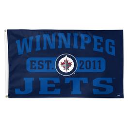 WinCraft - Winnipeg Jets 3' x 5' Single-Sided Franchise Establishment Deluxe Flag - Multicolor