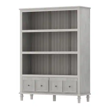 Front. Famapy - Famapy Modern Kitchen Storage Shelf: Sturdy Organization with Safety Focus - Gray.