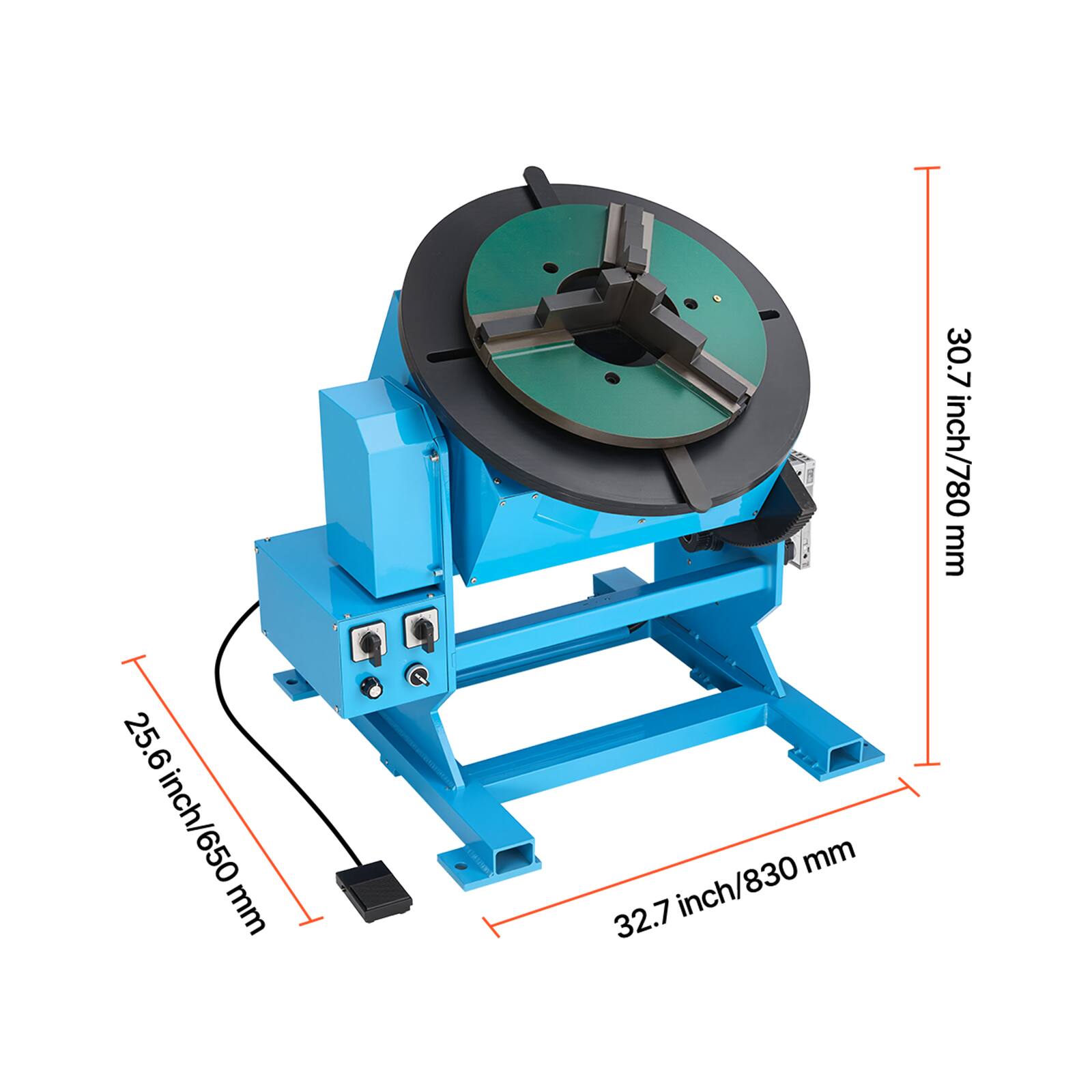 30.7 inch/780 mm  
25.6 inch/650 mm  
32.7 inch/830 mm