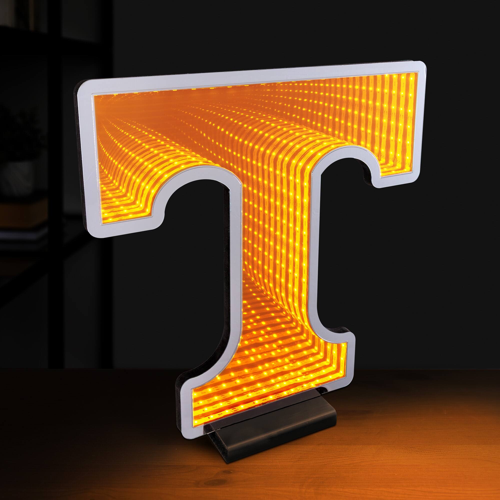 Alt View 2. Sporticulture - Tennessee Volunteers LED Infinity Logo Light - Orange.