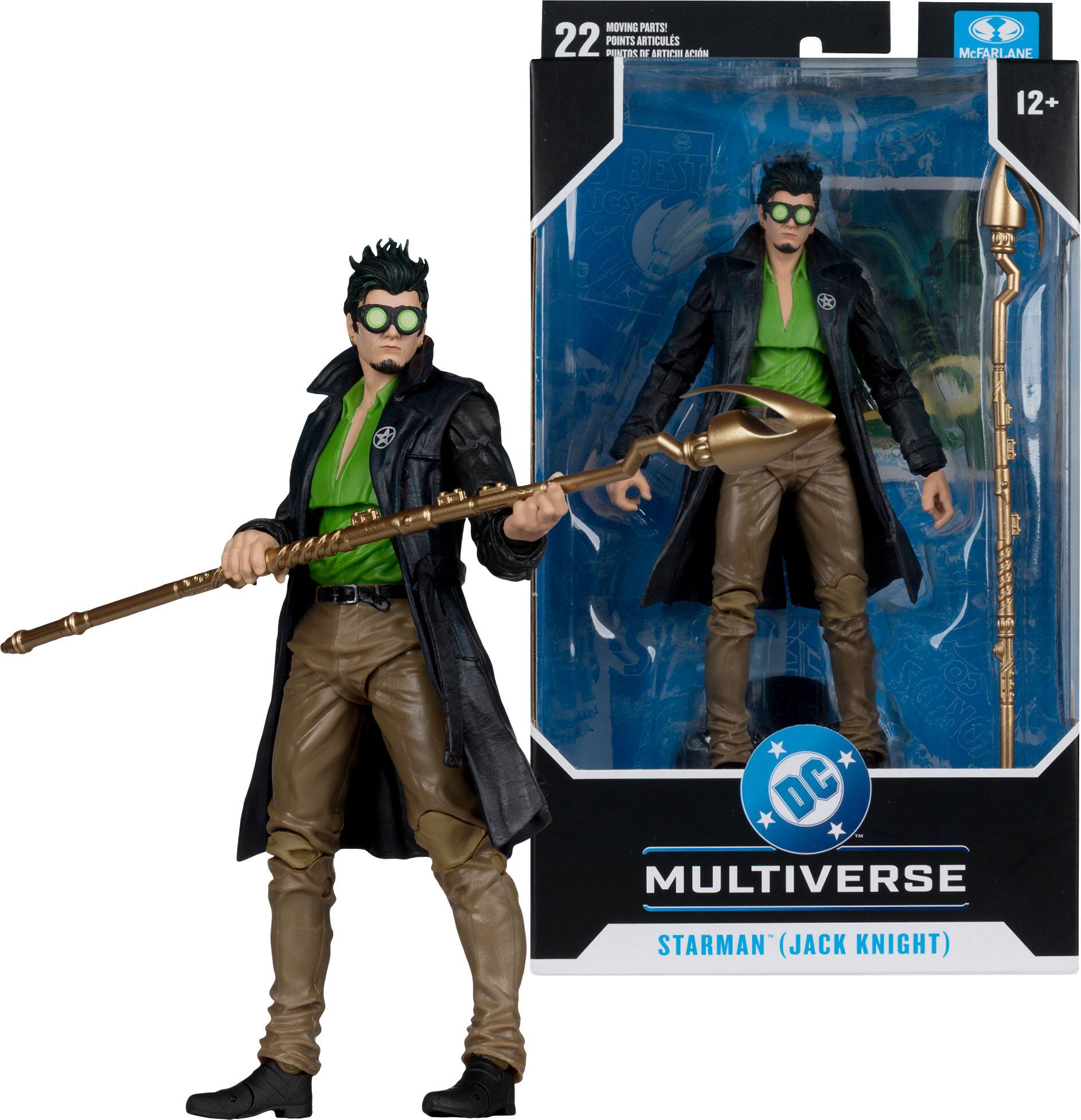 MOVING PARTS 22 POINTS ARTICULATIONS  
McFARLANE  
BEST AICS 12+  
DC MULTIVERSE  
STARMAN (JACK KNIGHT)