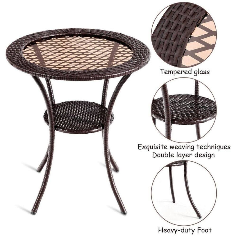 Tempered glass  
Exquisite weaving techniques  
Double layer design  
Heavy-duty Foot
