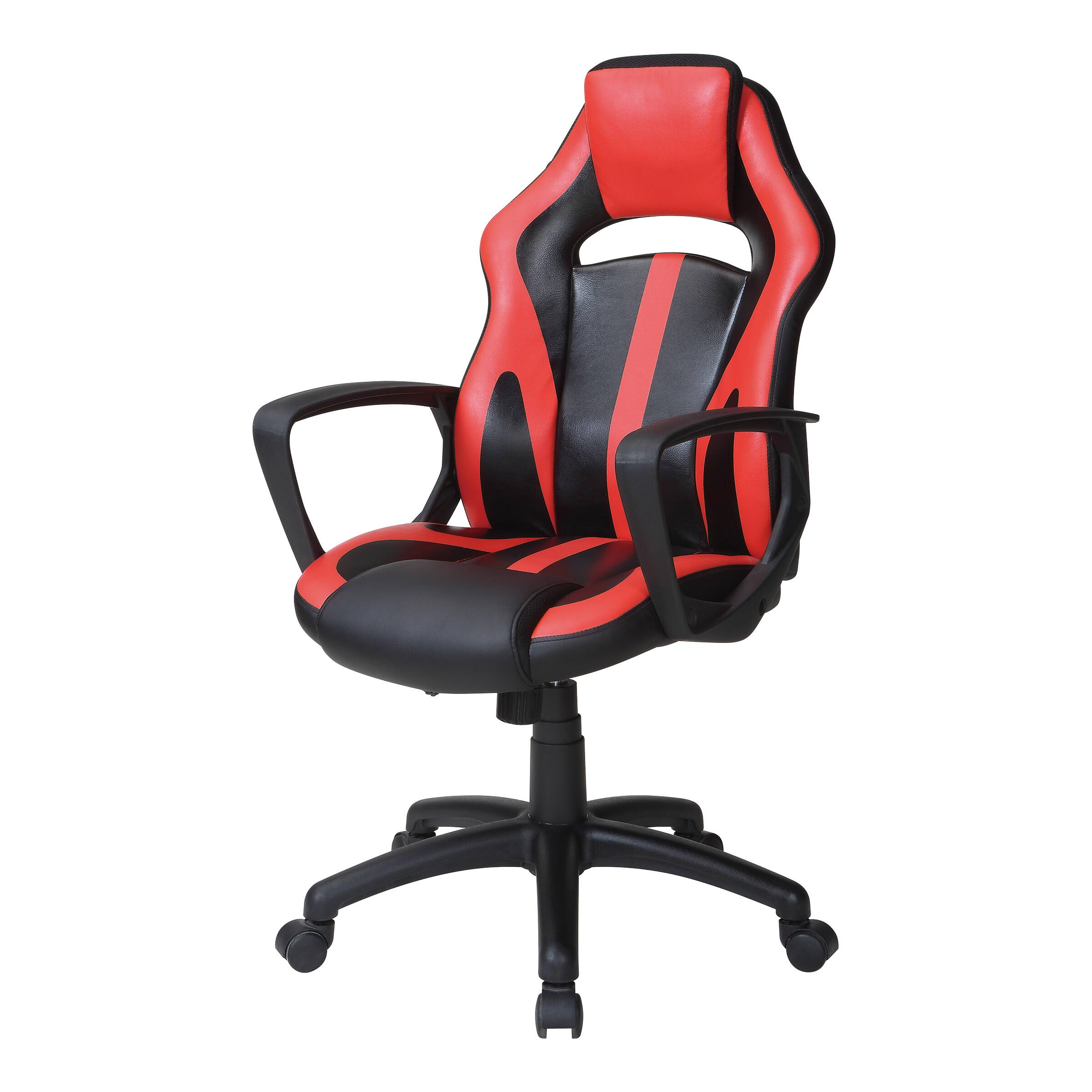 Left. OSP Home Furnishings - Influx Gaming Chair - Red.