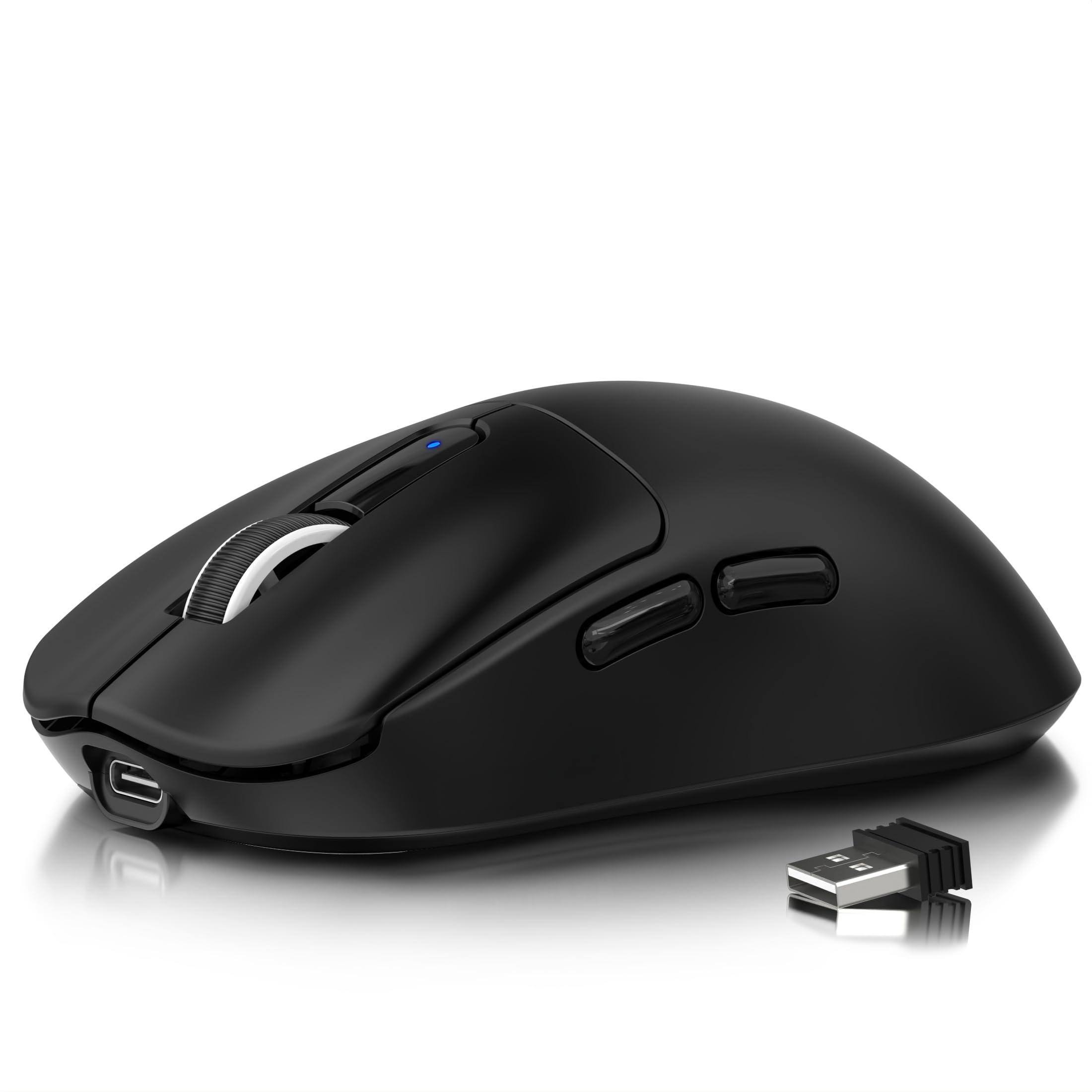 Cozy Serene - Wireless Mouse USB Gaming 40k Dpi 39g Lightweight Paw3395pro Optical Sensor Tri-mode - Wireless - Black