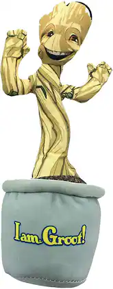 Marvel - Guardians of the Galaxy Groot in Pot 10 Inch Plush - Multi-Colored