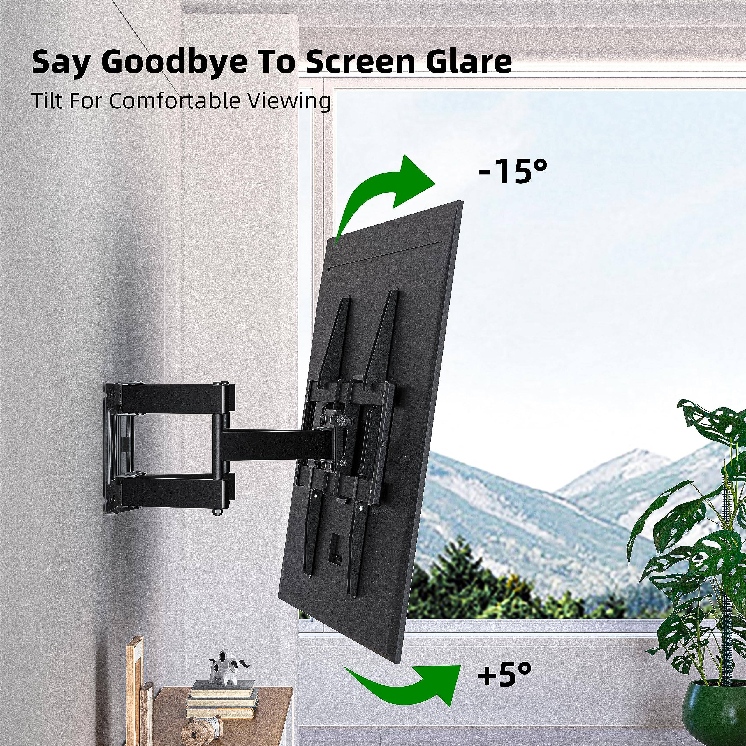 Say Goodbye To Screen Glare  
Tilt For Comfortable Viewing  
-15°  
+5°
